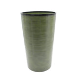 tall green plant pot
