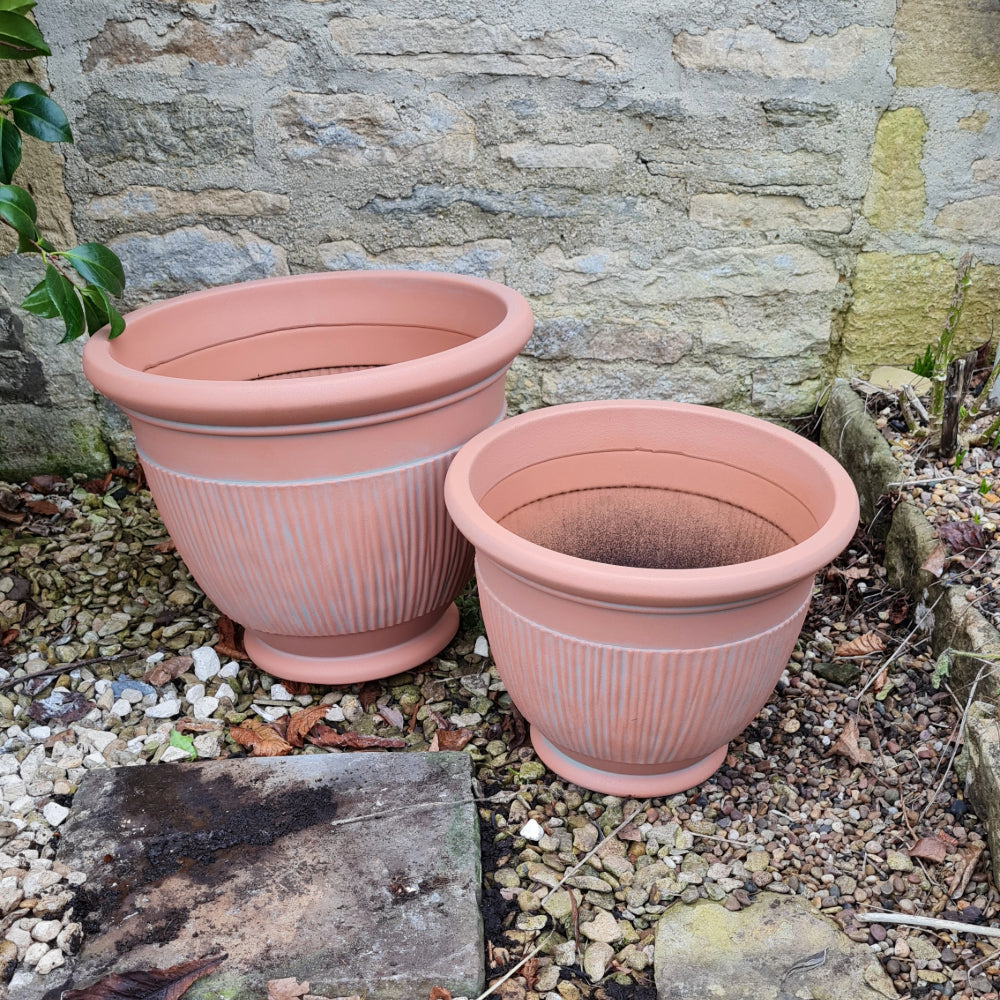 terracotta plant pot set