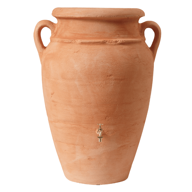 Terracotta Vase Water Butt - Antique Amphora