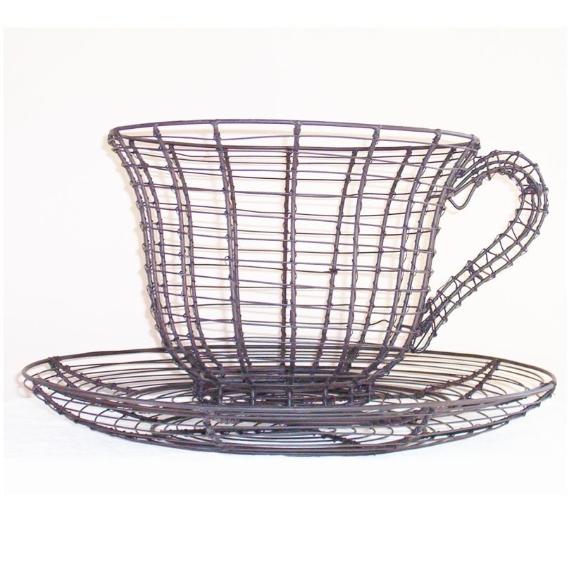 Topiary Frame - Teacup & Saucer