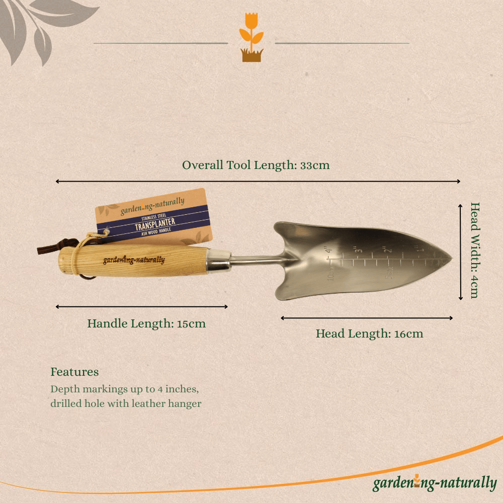 Transplanter Tool Dimensions and features