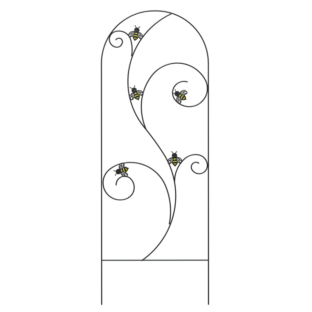 garden bee trellis support metal