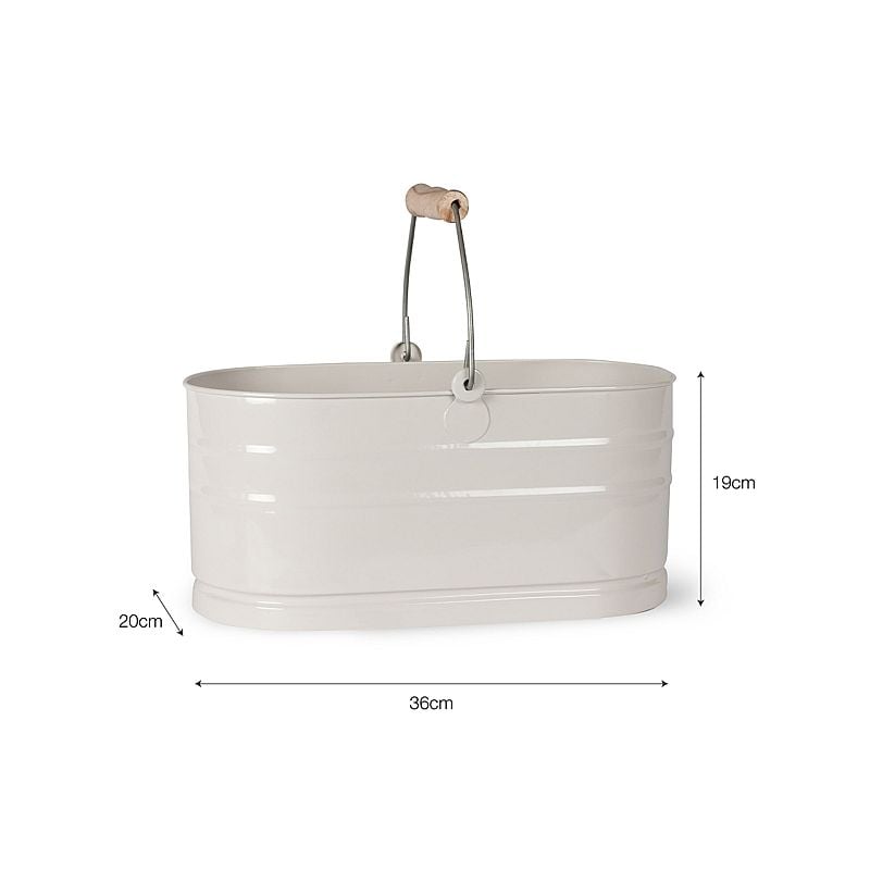 Powder Coated Steel Utility Bucket