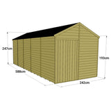 Wooden Garden Shed Apex Windowless