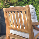 Sorrento Hardwood Armchair with Footrest