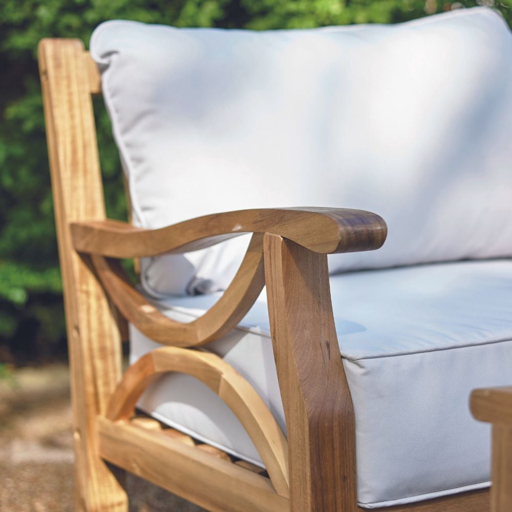 Sorrento Hardwood Armchair with Footrest