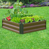 expandable metal walnut raised bed