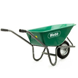 green webb wheelbarrow for garden