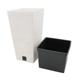 Tall Square Fora Plant Pot for Modern Homes