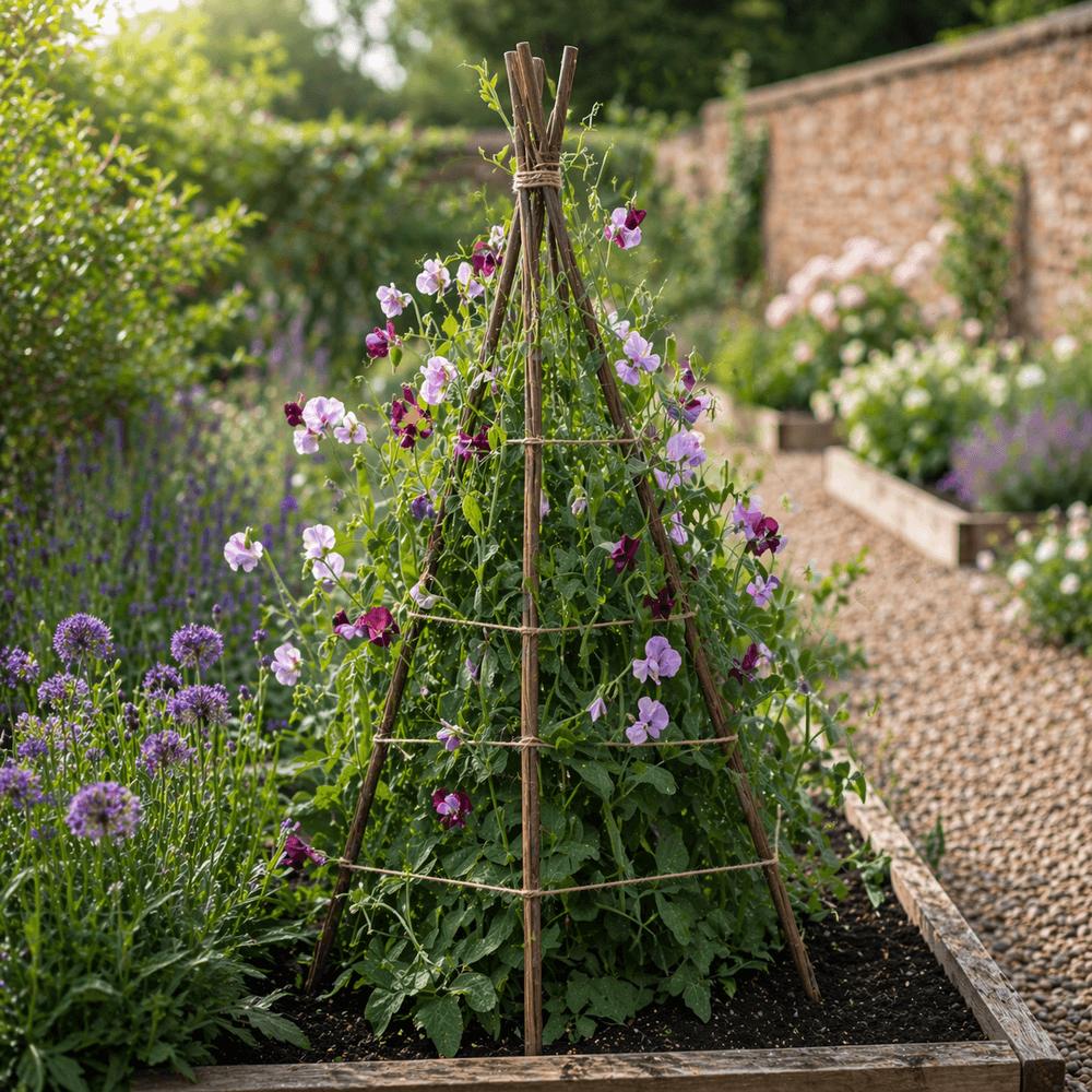 Plant Support Sticks Willow For Garden Plants – Gardening Naturally
