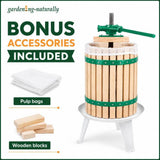 accessories included with the press