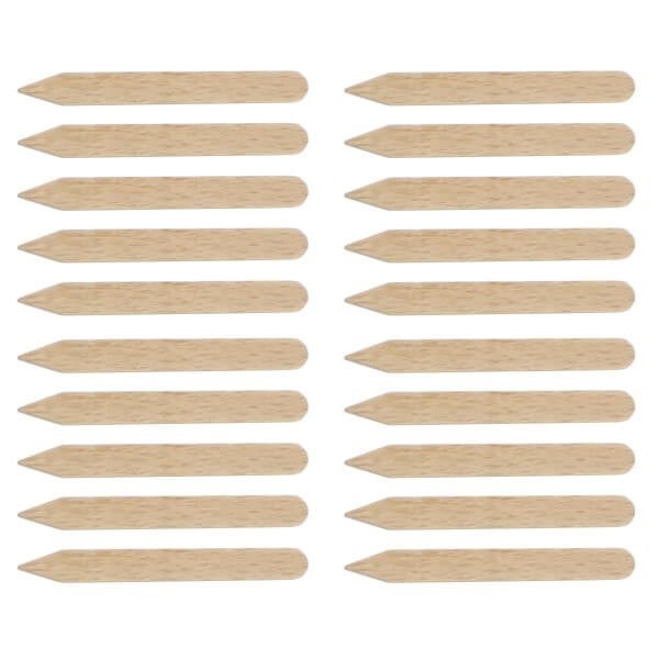 Wooden Plant Labels Pins Pack 300