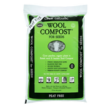 wool compost of propagation and seeds