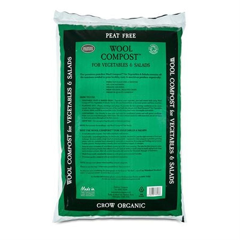 Wool Compost for Veg and Salad 30L Bag