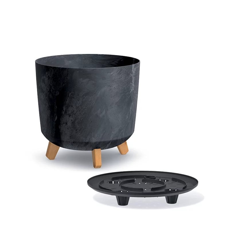 Modern Indoor Zinnia Plant Pot for Elegant Spaces – Gardening